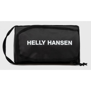τσάντα καλλυντικών helly hansen χρώμα μαύρο 100%
