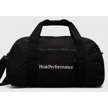 τσάντα peak performance χρώμα μαύρο κύριο υλικό 100%