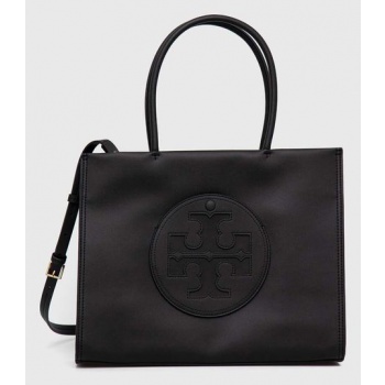 τσάντα tory burch χρώμα μαύρο κύριο υλικό συνθετικό