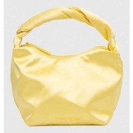 τσάντα stine goya χρώμα: κίτρινο 100% πολυεστέρας