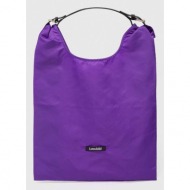 τσάντα lovechild χρώμα: μοβ 100% πολυαμίδη