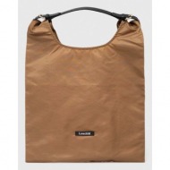 τσάντα lovechild χρώμα: καφέ 100% πολυαμίδη