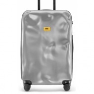 βαλίτσα crash baggage icon medium size χρώμα: γκρι αλουμίνιο, abs