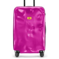 βαλίτσα crash baggage icon medium size χρώμα: ροζ αλουμίνιο, abs
