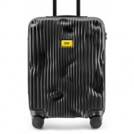βαλίτσα crash baggage stripe small size χρώμα: μαύρο πολυκαρβονικά, abs
