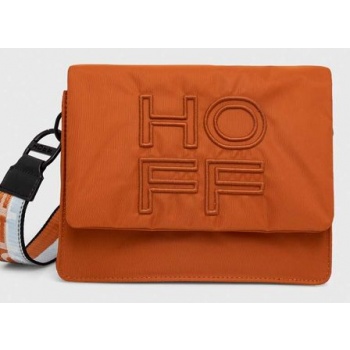 τσάντα hoff χρώμα πορτοκαλί κύριο υλικό 80% πολυεστέρας