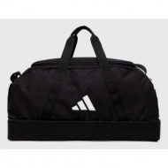 αθλητική τσάντα adidas performance tiro league large χρώμα: μαύρο 100% ανακυκλωμένος πολυεστέρας