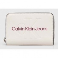 πορτοφόλι calvin klein jeans χρώμα: άσπρο