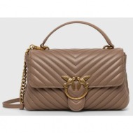 δερμάτινη τσάντα pinko ...