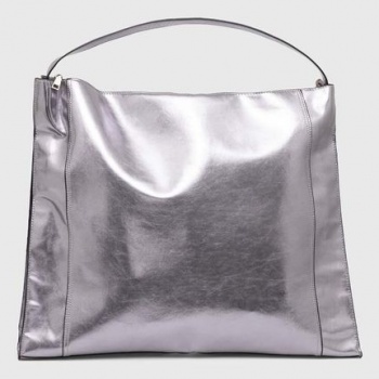 τσάντα answear lab χρώμα ασημί 100% poliuretan