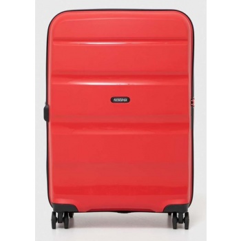 βαλίτσα american tourister χρώμα κόκκινο κύριο υλικό 100%