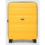 βαλίτσα american tourister χρώμα: κίτρινο κύριο υλικό: 100% abs
εσωτερικό: 100% πολυεστέρας