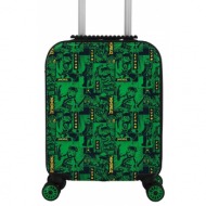 παιδική βαλίτσα lego χρώμα: πράσινο abs