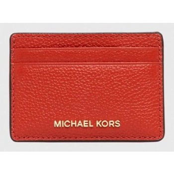 δερμάτινη θήκη για κάρτες michael michael kors φυσικό δέρμα