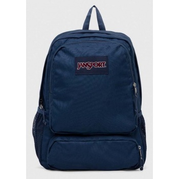 σακίδιο πλάτης jansport χρώμα ναυτικό μπλε 100% πολυεστέρας