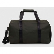 τσάντα rains 14380 backpacks χρώμα: πράσινο 100% πολυεστέρας με επίστρωση πολυουρεθάνης
