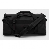 τσάντα rains 13480 duffel bags χρώμα: μαύρο 100% πολυεστέρας με επίστρωση πολυουρεθάνης