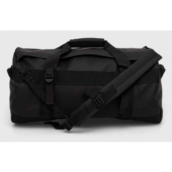 τσάντα rains 13480 duffel bags χρώμα μαύρο 100%