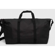 τσάντα rains 14210 weekendbags χρώμα: μαύρο 100% πολυεστέρας με επίστρωση πολυουρεθάνης