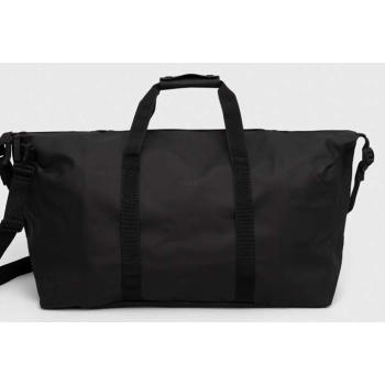 τσάντα rains 14210 weekendbags χρώμα μαύρο 100%