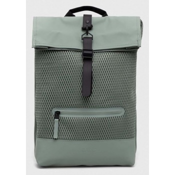 σακίδιο πλάτης rains 13340 backpacks χρώμα πράσινο 100%