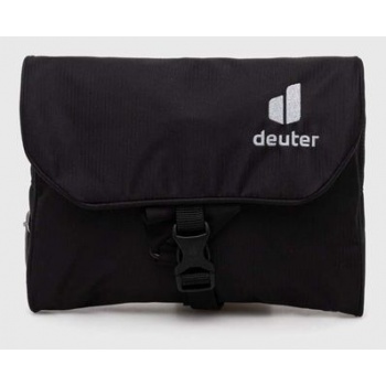 τσάντα καλλυντικών deuter wash bag i χρώμα μαύρο 100%