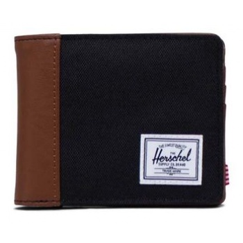 πορτοφόλι herschel hank wallet χρώμα μαύρο συνθετικό