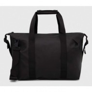 τσάντα rains 14220 weekendbags χρώμα: μαύρο 100% πολυεστέρας με επίστρωση πολυουρεθάνης