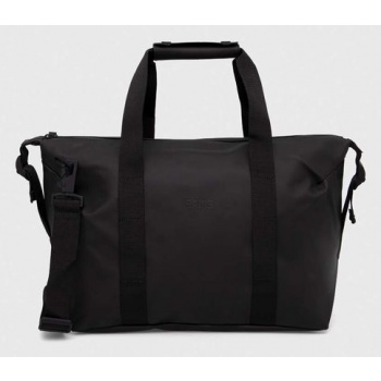 τσάντα rains 14220 weekendbags χρώμα μαύρο 100%