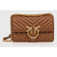 δερμάτινη τσάντα pinko ...