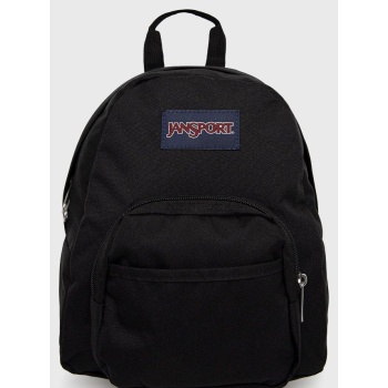 σακίδιο πλάτης jansport χρώμα μαύρο, 100% πολυεστέρας