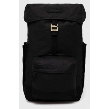 σακίδιο πλάτης barbour essential wax backpack χρώμα μαύρο