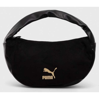 τσάντα puma χρώμα μαύρο υλικό 1 100% πολυεστέραςυλικό 2