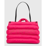 τσάντα pinko χρώμα: ροζ κύριο υλικό: 100% πολυεστέρας
φόδρα: 100% πολυεστέρας
φινίρισμα: 100% poliur