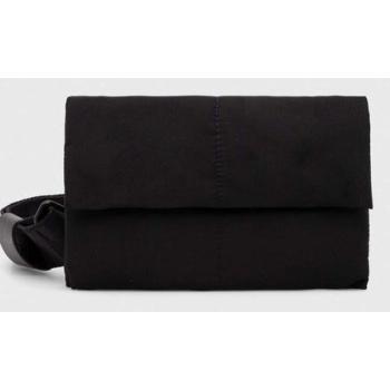 τσάντα allsaints ezra nylon xbody χρώμα μαύρο κύριο υλικό
