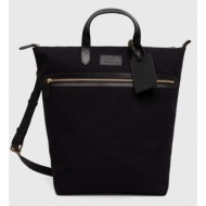 τσάντα polo ralph lauren χρώμα: μαύρο φόδρα: 100% βαμβάκι
υλικό 1: 100% βαμβάκι
υλικό 2: 100% φυσικό