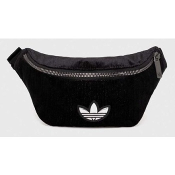 τσάντα φάκελος adidas originals χρώμα μαύρο κύριο υλικό