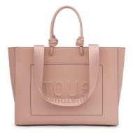 τσάντα tous χρώμα μπεζ ...