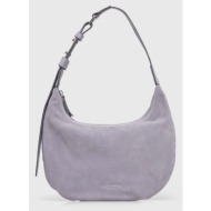 τσάντα σουέτ marc o`polo χρώμα: μοβ κύριο υλικό: 100% δέρμα σαμουά
φόδρα: 100% βαμβάκι