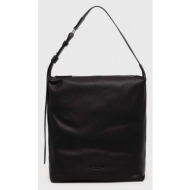 δερμάτινη τσάντα marc o`polo χρώμα: μαύρο κύριο υλικό: 100% δέρμα βοοειδών
φόδρα: 100% βαμβάκι