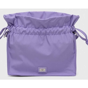 τσάντα καλλυντικών united colors of benetton χρώμα μοβ
