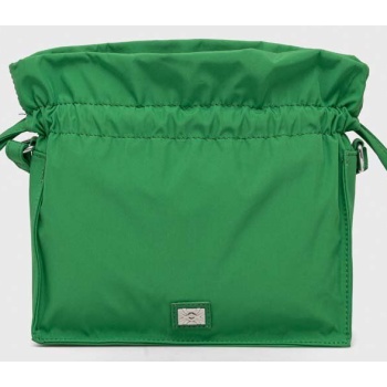τσάντα καλλυντικών united colors of benetton χρώμα πράσινο