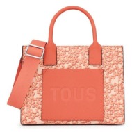 τσάντα tous χρώμα: πορτοκαλί pu - πολυουρεθάνη, pvc