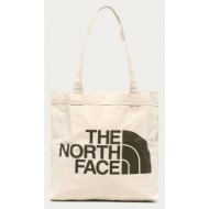 τσάντα the north face χρώμα: διάφανο βαμβάκι