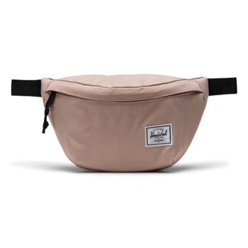 τσάντα φάκελος herschel classic hip pack χρώμα μπεζ 100%