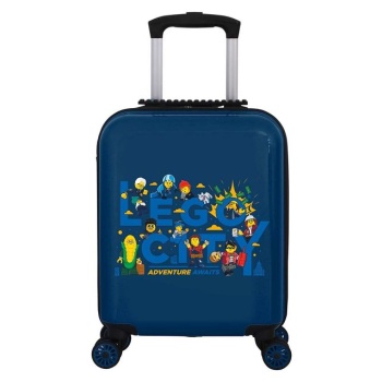 παιδική βαλίτσα lego χρώμα ναυτικό μπλε abs