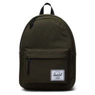 σακίδιο πλάτης herschel classic backpack χρώμα: πράσινο πολυεστέρας