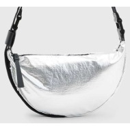 τσάντα allsaints half χρώμα: ασημί κύριο υλικό: 100% πολυαμίδη
φόδρα: 100% βαμβάκι