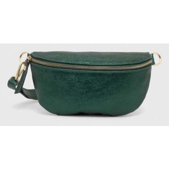 δερμάτινη τσάντα φάκελος answear lab χρώμα πράσινο 100%