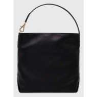 δερμάτινη τσάντα lauren ralph lauren χρώμα: μαύρο κύριο υλικό: 100% δέρμα βοοειδών
φόδρα: 100% πολυε